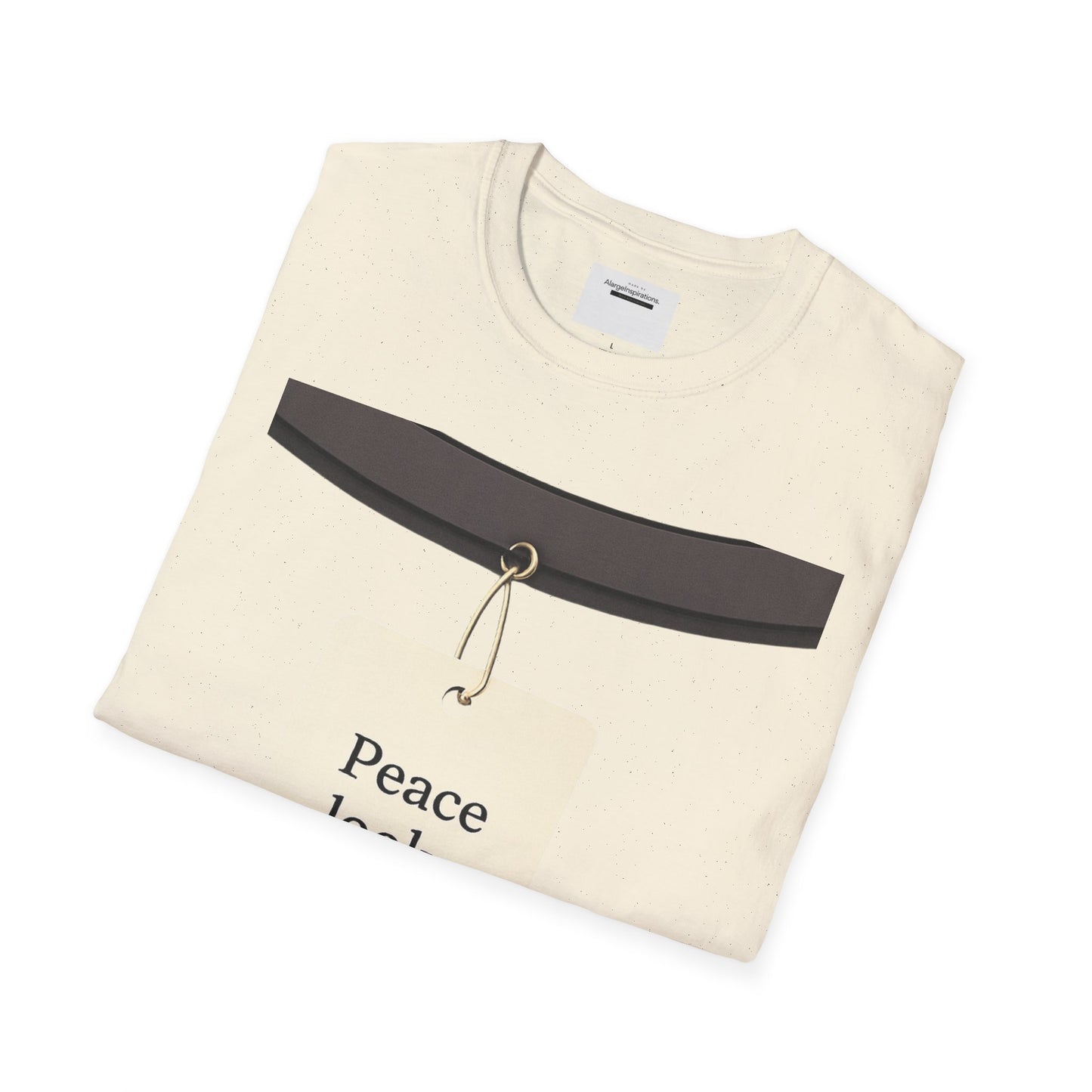 Peace Looks Good On You Shirt | Positive Affirmation Tee | Minimalist Self Love Quote | Calm Mindset Apparel | Thoughtful Gift