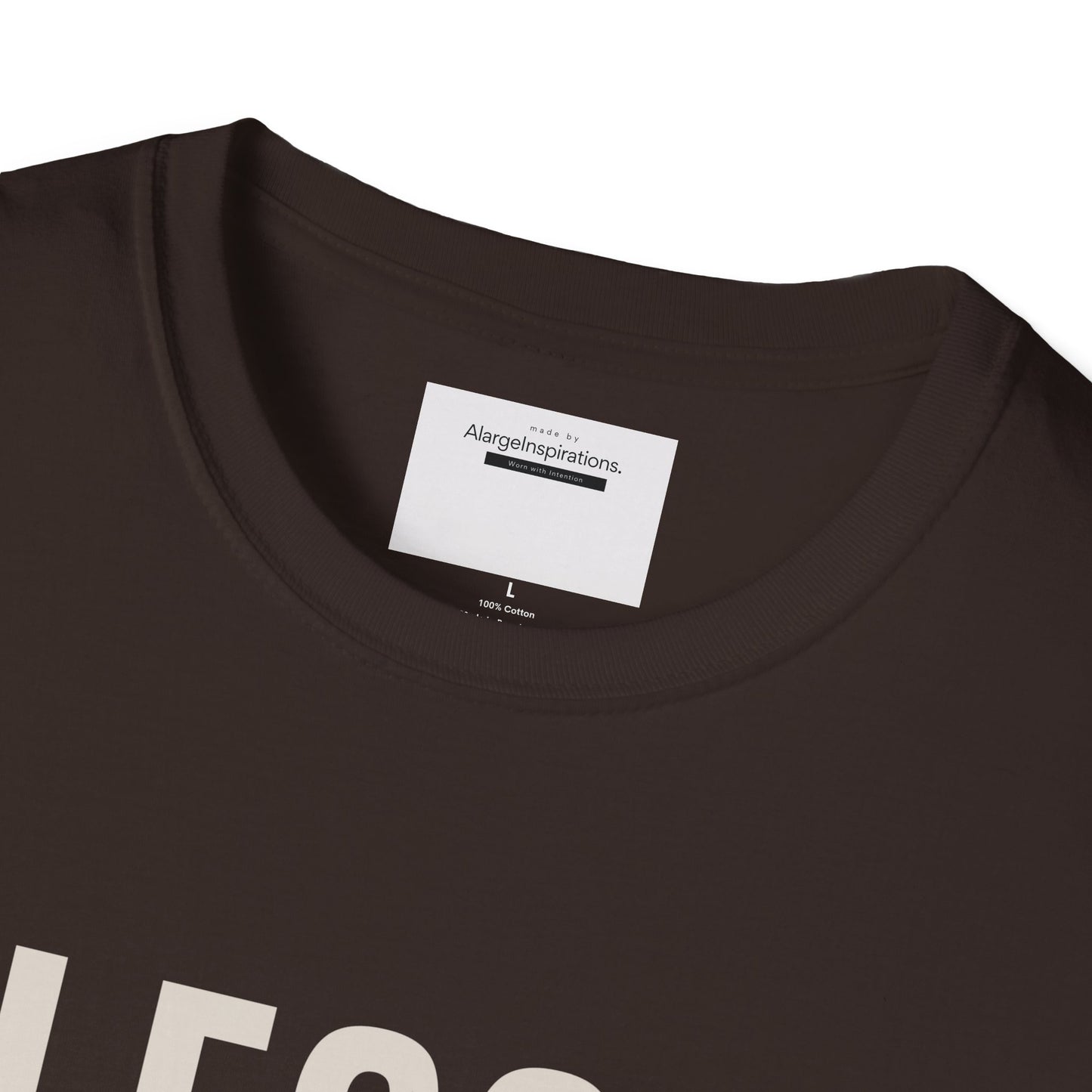 Blessed T-Shirt | Minimal Faith Typography Tee | Christian Inspirational Shirt | Simple Word T Shirt