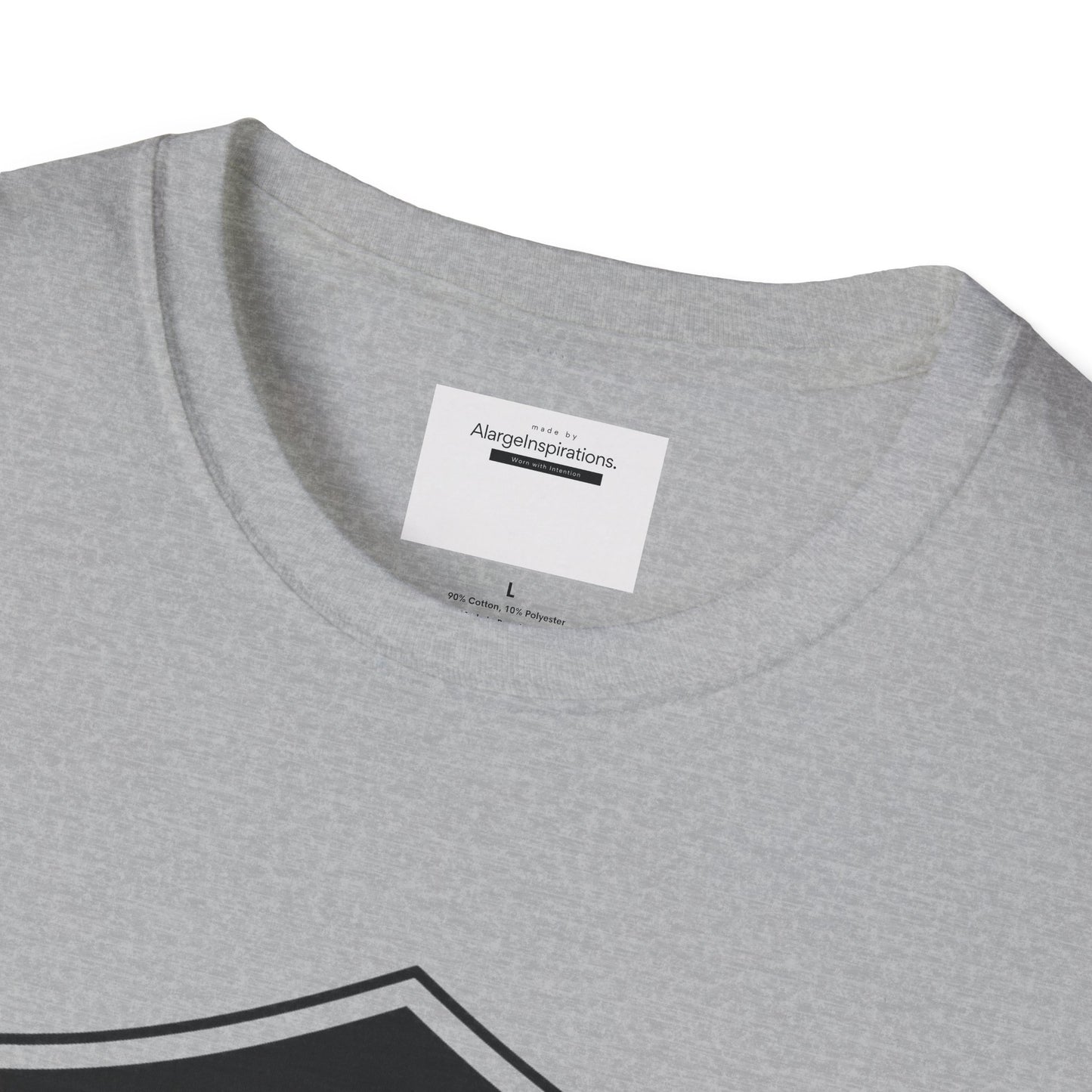 Protect Your Peace Shirt | Minimalist Shield Design, Mental Health Quote T-Shirt, Calm Strength Affirmation Apparel