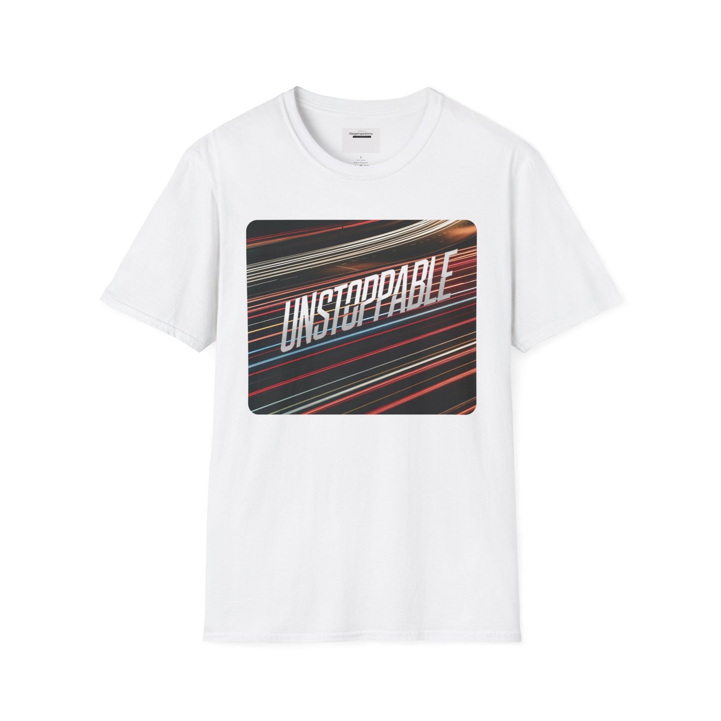 Unstoppable Unisex Softstyle T-Shirt, Motivational Shirt, Fitness Wear, Casual Outfit, Gift for Him/Her, Everyday Apparel, Goal getter,