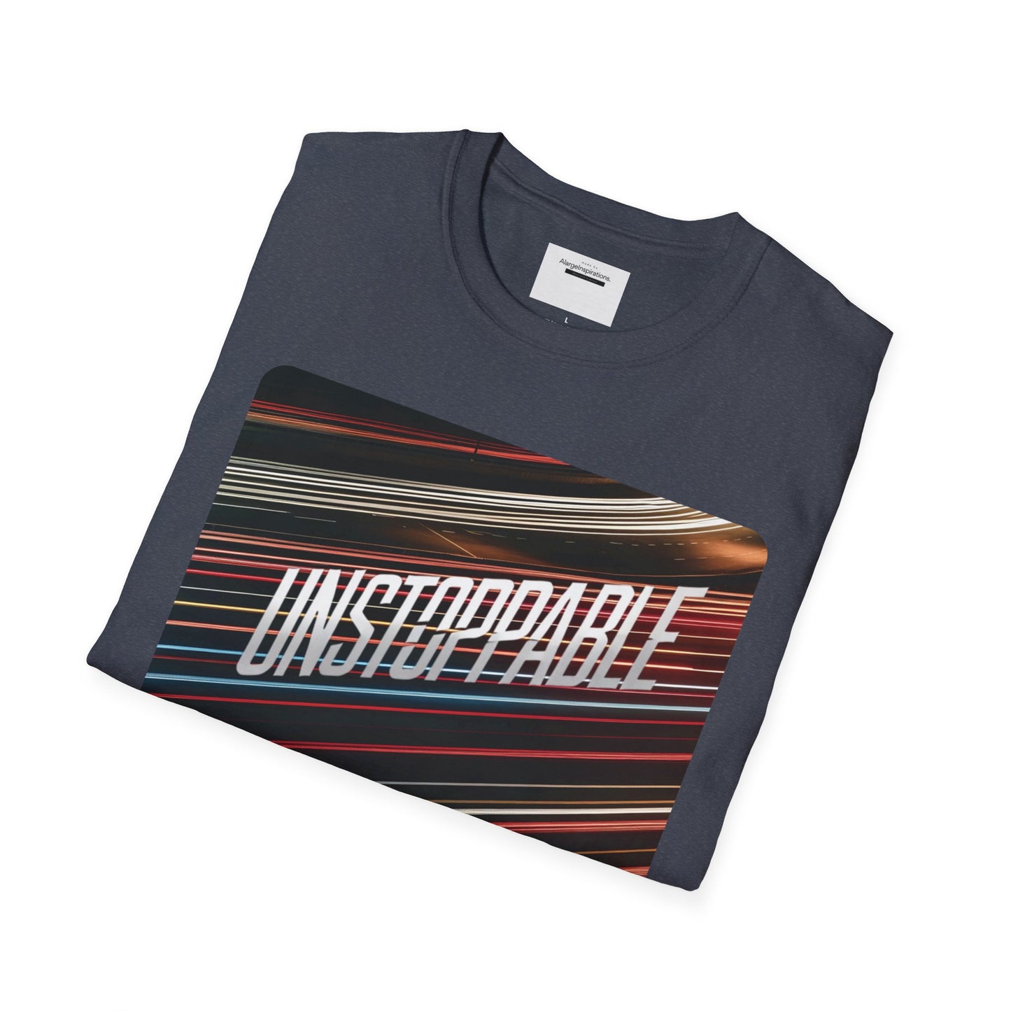 Unstoppable Unisex Softstyle T-Shirt, Motivational Shirt, Fitness Wear, Casual Outfit, Gift for Him/Her, Everyday Apparel, Goal getter,