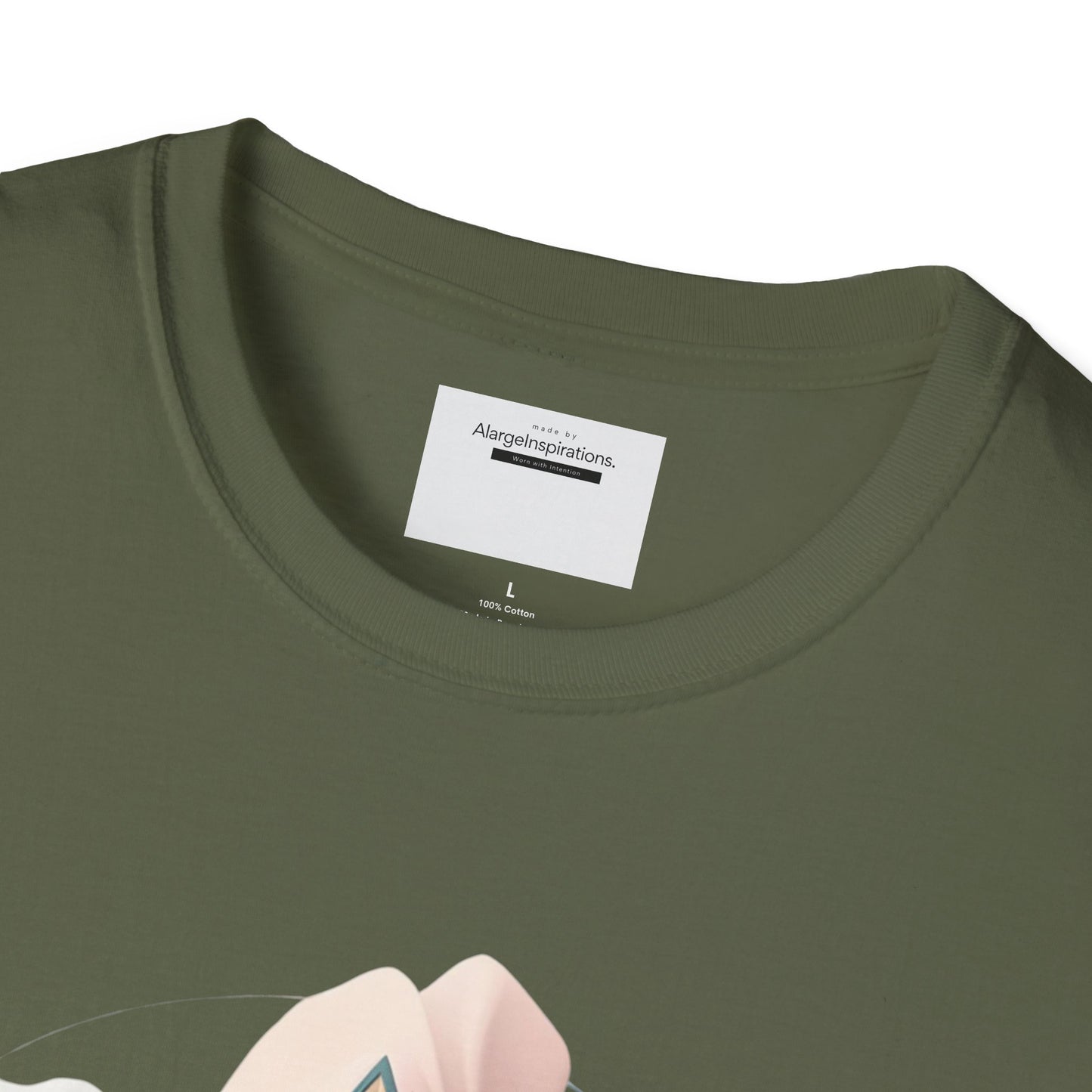 Blooming Vibes Unisex Softstyle T-Shirt, Floral Tee, Feminine Style Shirt, Spring Outfit, Gift for Her, Nature Lover Tee,Self Love Shirt