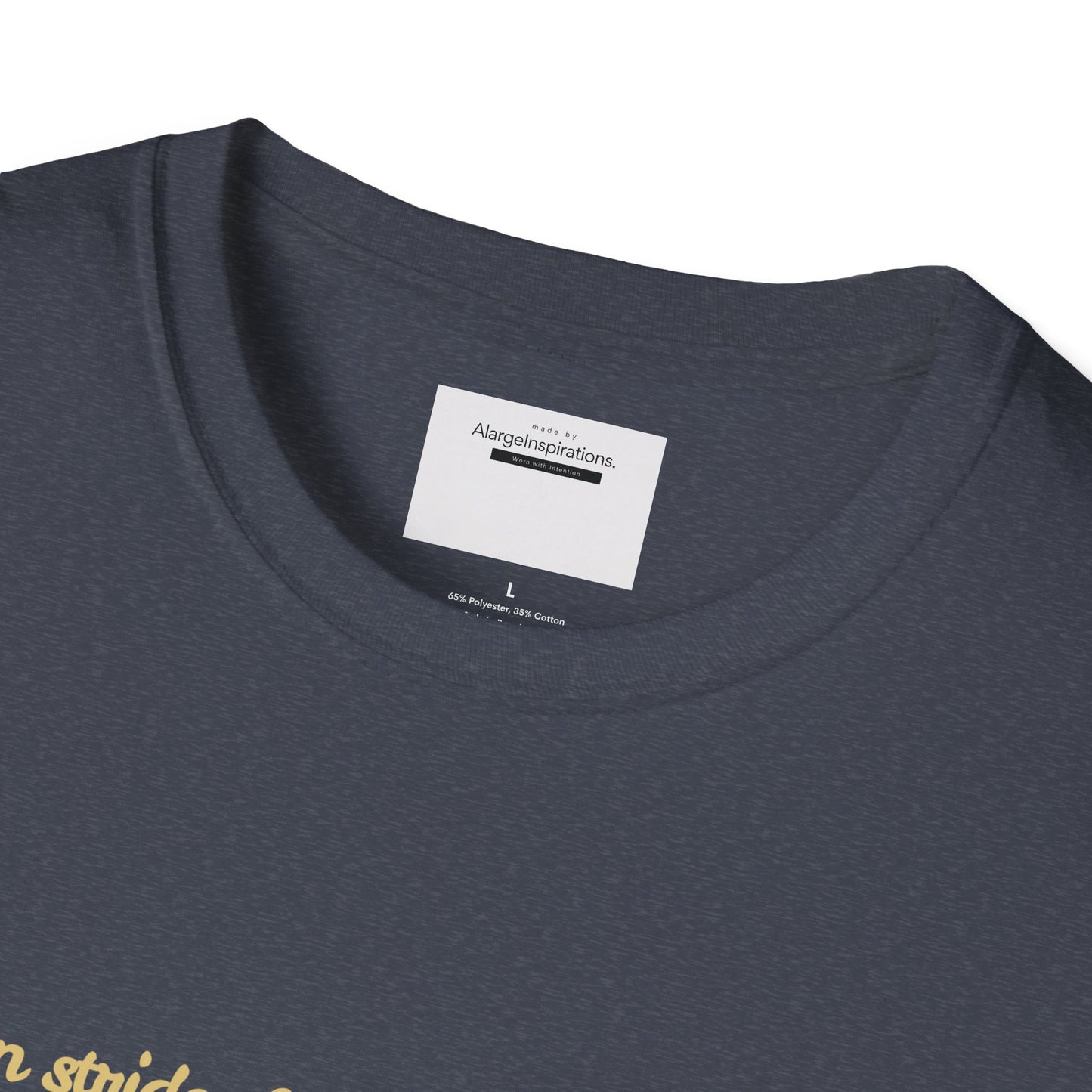 Grace in Stride, Peace as Your Guide Graphic T-Shirt, Unisex T, Mindfulness Shirt, Minimalist Gift for Dove Lovers, Positive Quotes T-Shirt