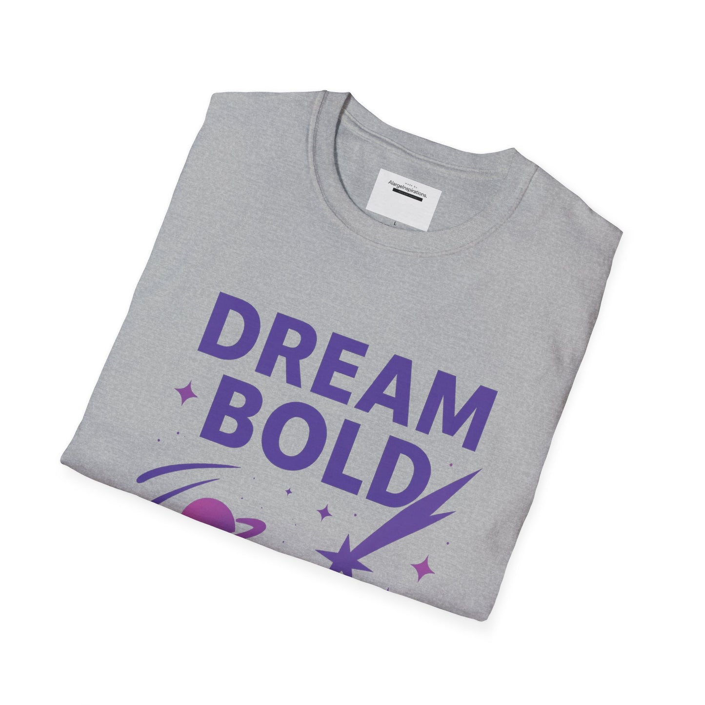 Dream Bold Watch Life Unfold Shirt | Galaxy Shooting Stars Tee, Cosmic Motivation Quote, Inspirational Space GraphicT-Shirt, Space Quote Tee