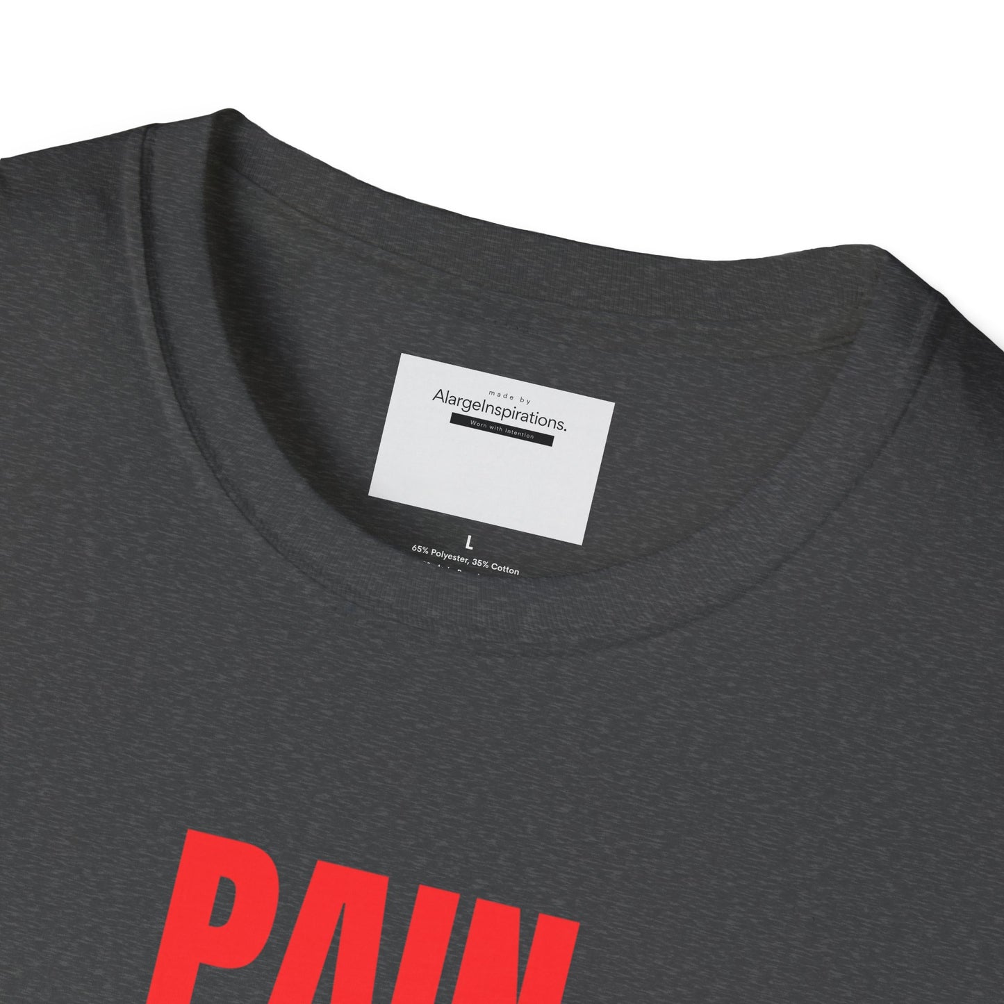 Inspirational Quote T-Shirt - Pain Births Purpose Purpose Fuels Dreams, Motivational Casual Wear, Gift for Dreamers, Positive Vibes Apparel