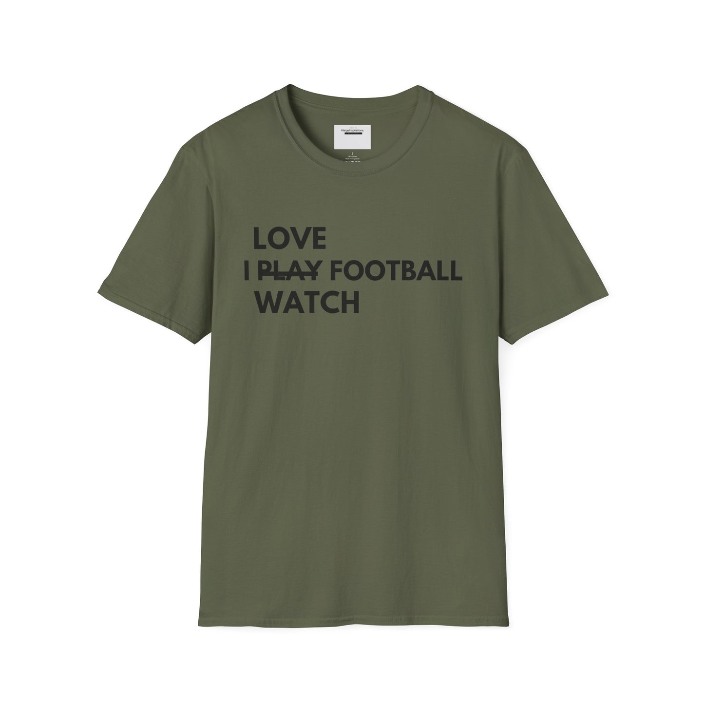 Unisex Sports Love T-Shirt, Sports Fan Tee, Gift for Soccer Lovers, Casual Wear, Game Day Top,Game Day tee, Gift for Football Fans, Golf Tee