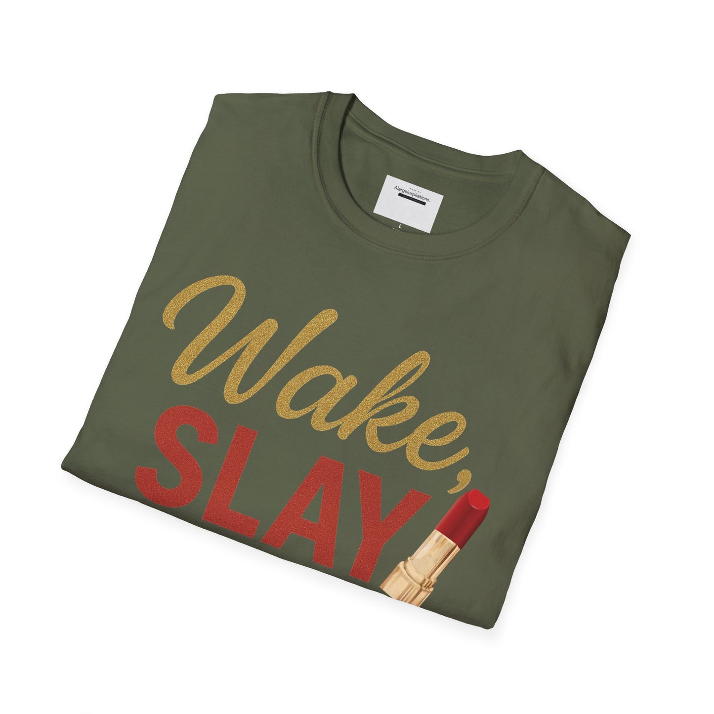 Wake Slay and Own the Day T-Shirt,Empowering Statement T-Shirt, Motivational Tee, Gift for Her, Inspirational Apparel,Daily Inspiration Top