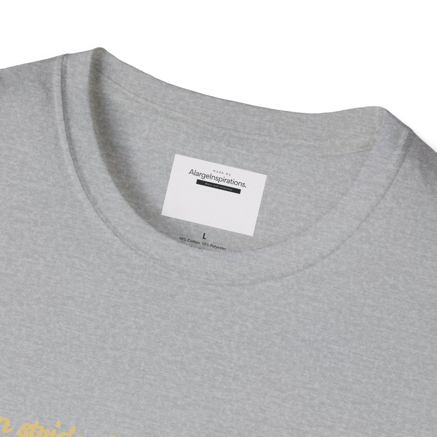 Grace in Stride, Peace as Your Guide Graphic T-Shirt, Unisex T, Mindfulness Shirt, Minimalist Gift for Dove Lovers, Positive Quotes T-Shirt
