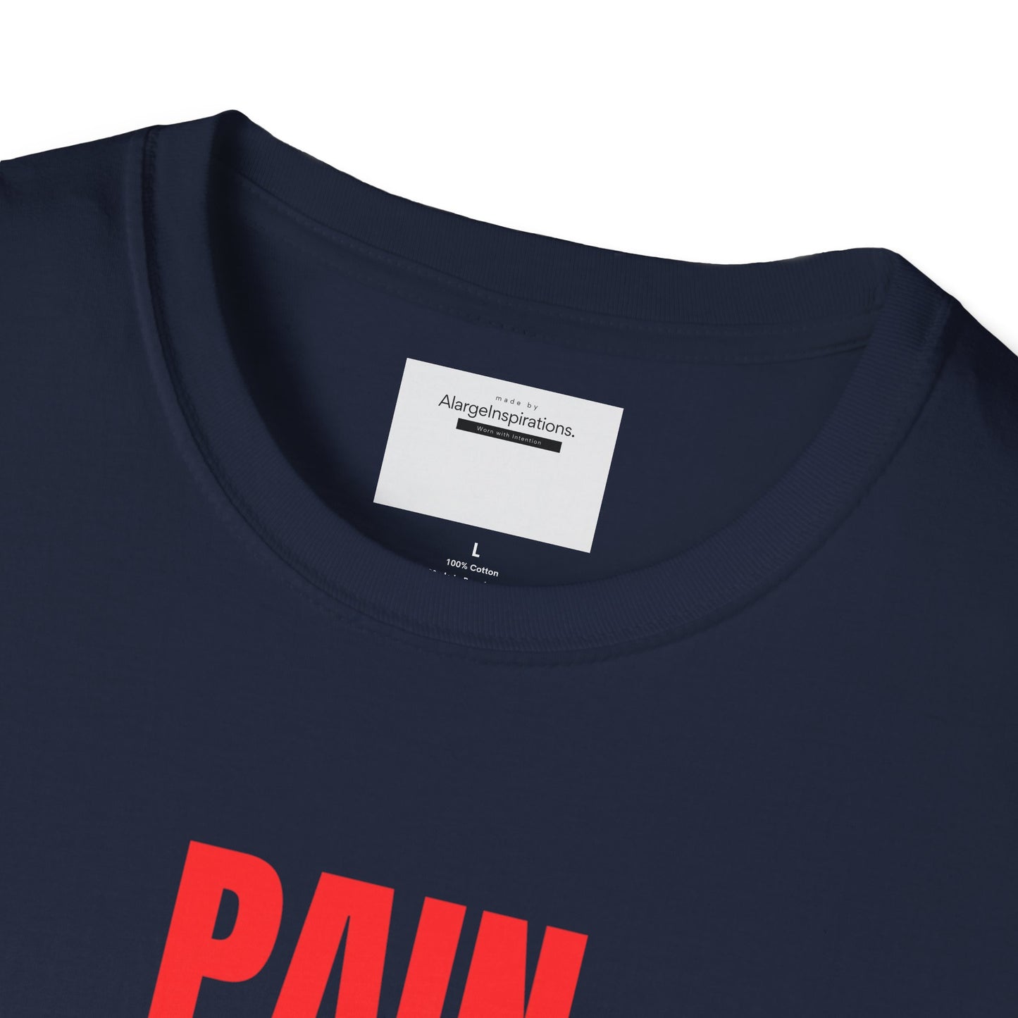 Inspirational Quote T-Shirt - Pain Births Purpose Purpose Fuels Dreams, Motivational Casual Wear, Gift for Dreamers, Positive Vibes Apparel